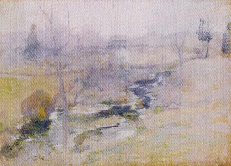 John Henry Twachtman End of Winter Norge oil painting art